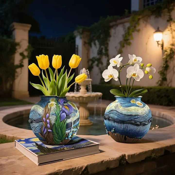 LUMIVASE - Handmade Resin Flower Vase for Creative Arrangements Vestragear