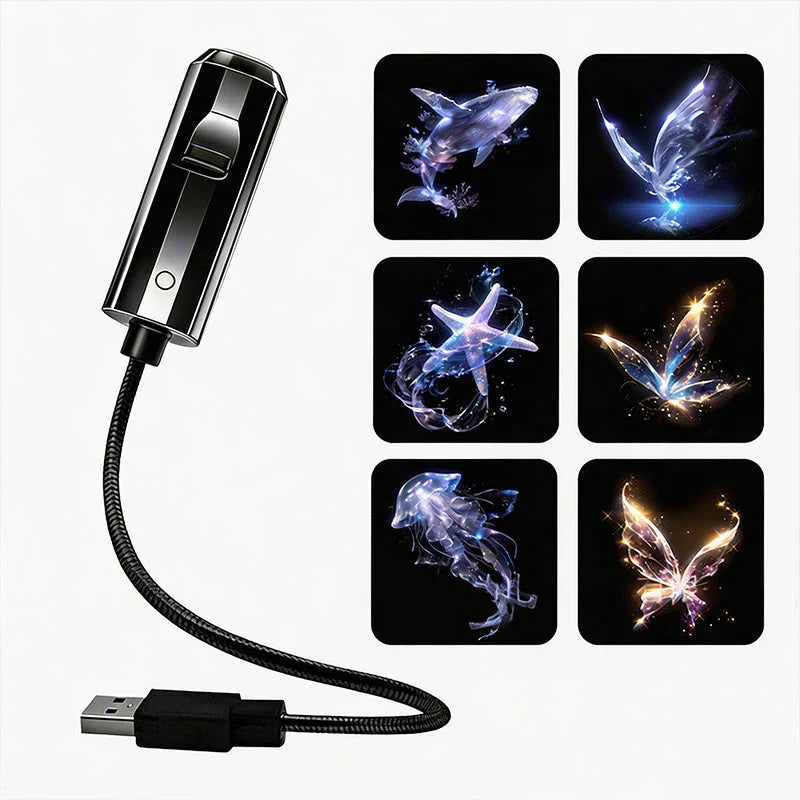 Sterrenhemelprojector – USB-wandprojector met 10 verwisselbare motieven 6
