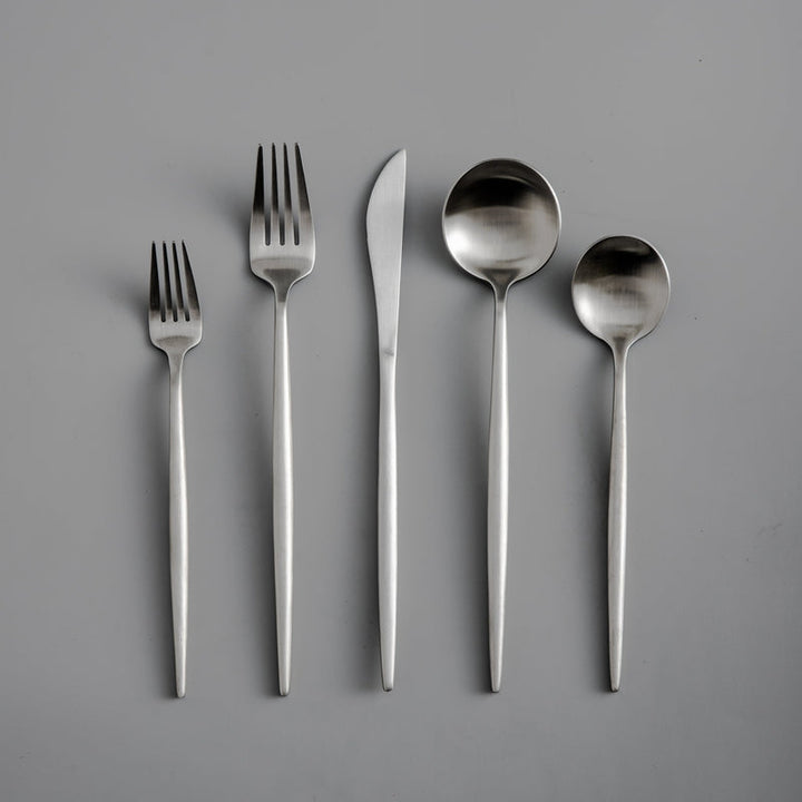 StijlKeuken – Minimalistische Roestvrijstalen Bestekset – Elegant en Functioneel voor Elke Maaltijd 11