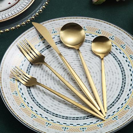 StijlKeuken – Minimalistische Roestvrijstalen Bestekset – Elegant en Functioneel voor Elke Maaltijd 8