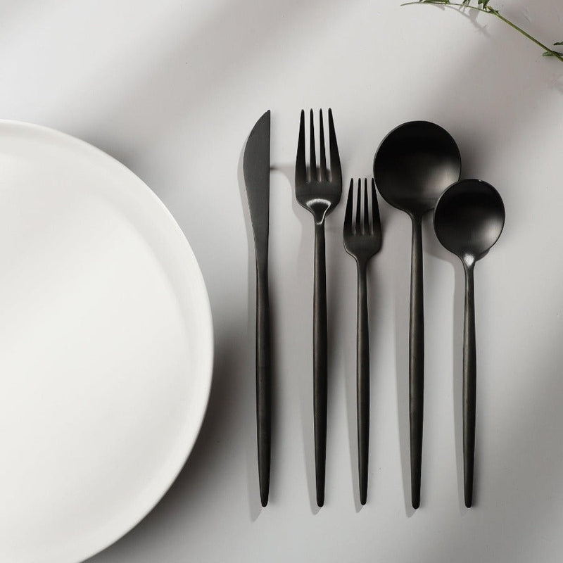 StijlKeuken – Minimalistische Roestvrijstalen Bestekset – Elegant en Functioneel voor Elke Maaltijd 9
