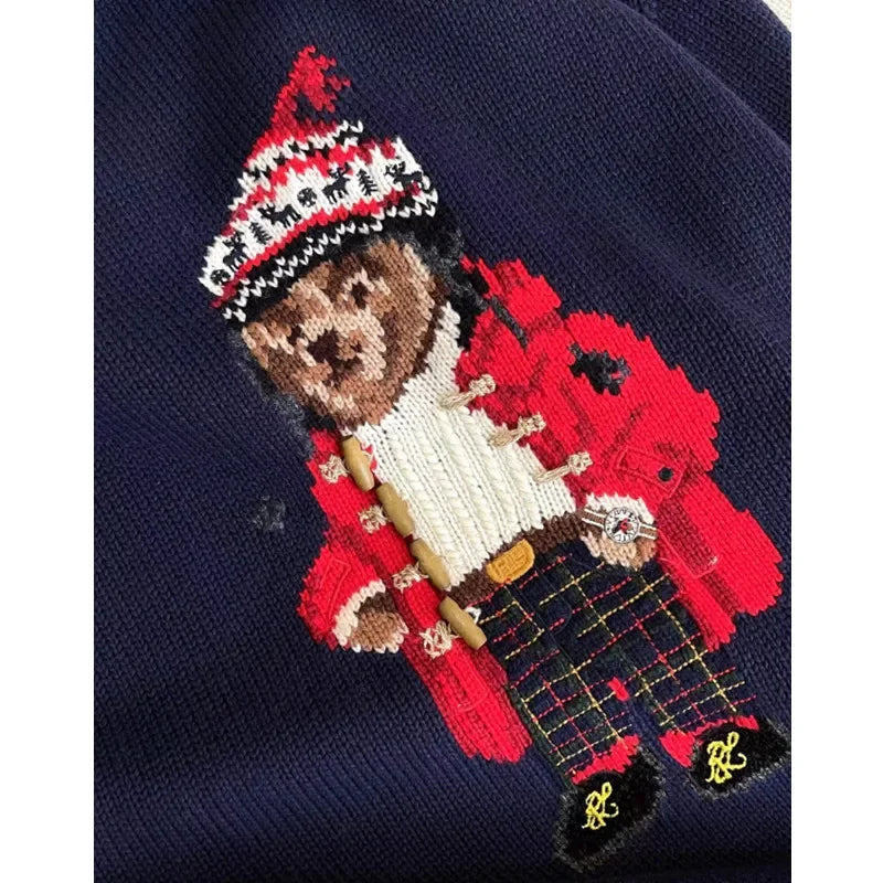 Stijlvolle Trui voor Heren en Dames met Borduursel, Lange Mouwen, Herfst/Winter 4