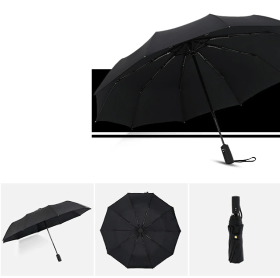 Stormparaplu met Ergonomisch Handvat, Compact en Windbestendig, 110 cm 10