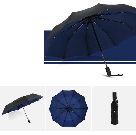 Stormparaplu met Ergonomisch Handvat, Compact en Windbestendig, 110 cm 12