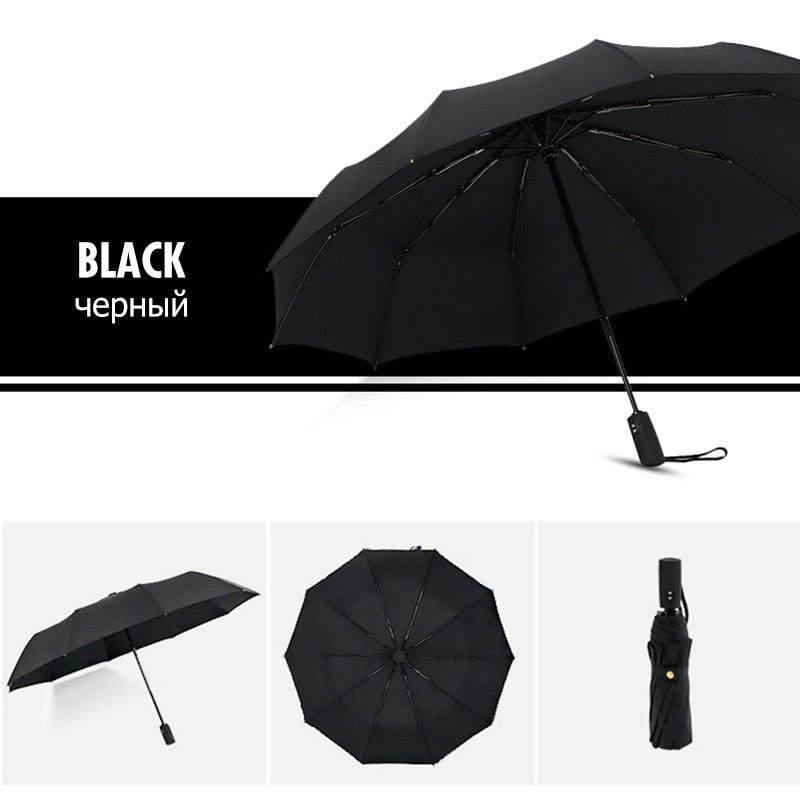 Stormparaplu met Ergonomisch Handvat, Compact en Windbestendig, 110 cm 3
