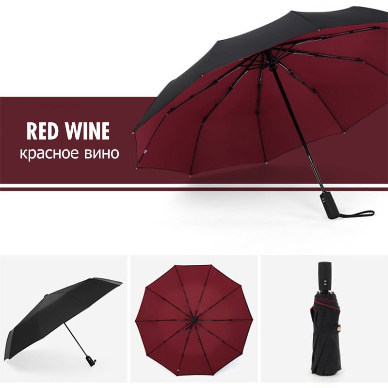 Stormparaplu met Ergonomisch Handvat, Compact en Windbestendig, 110 cm 5