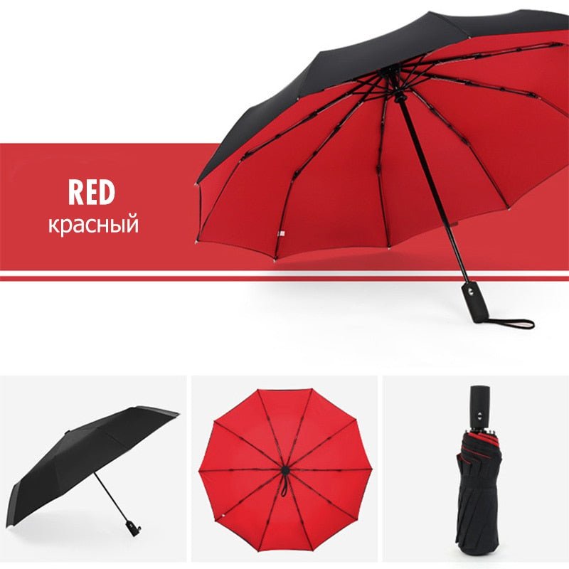 Stormparaplu met Ergonomisch Handvat, Compact en Windbestendig, 110 cm 6