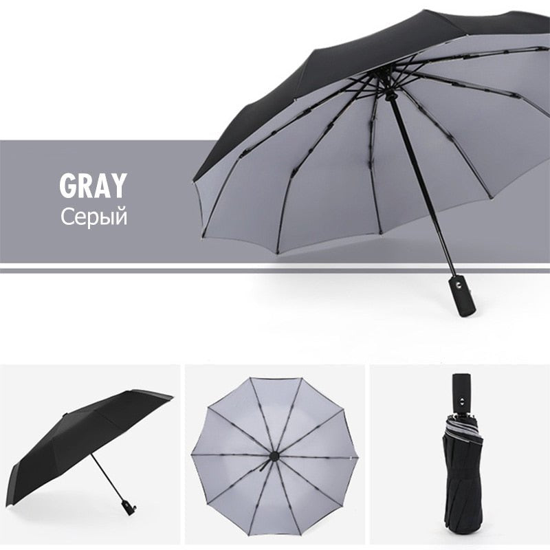 Stormparaplu met Ergonomisch Handvat, Compact en Windbestendig, 110 cm 7