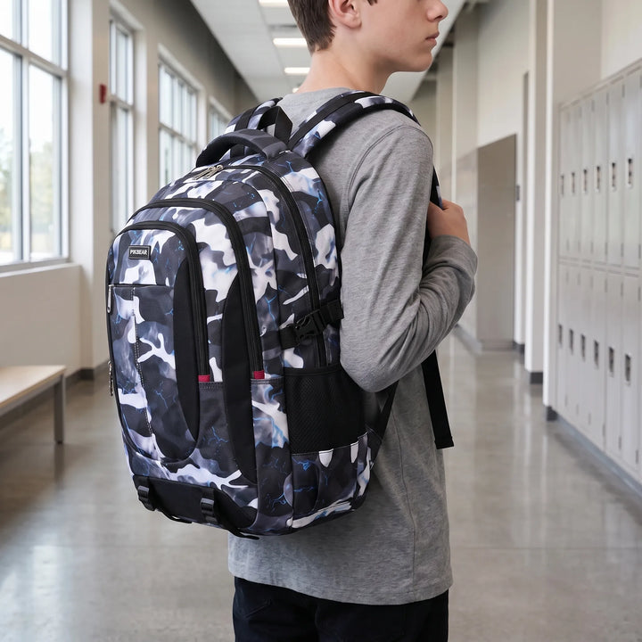 Structured Multi-Compartment School Backpack - Zenthos 1