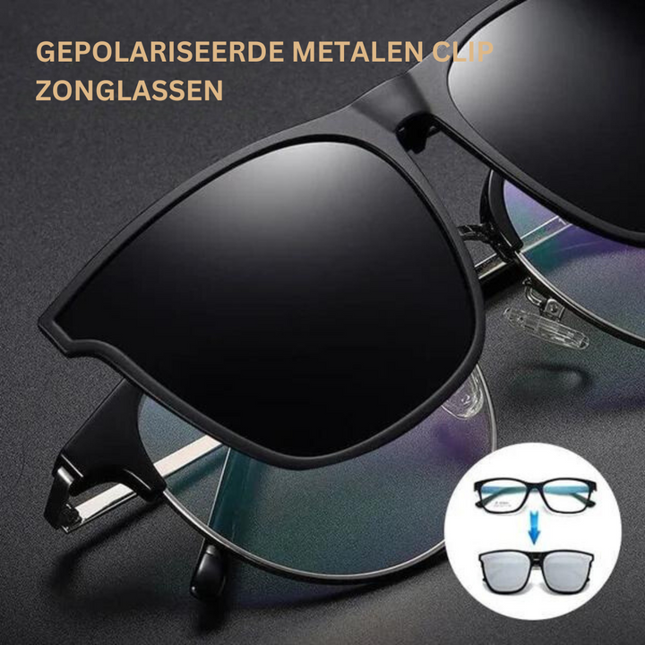 SunGuard | Tover je gewone bril binnen een seconde om in een stijlvolle gepolariseerde zonnebril 1