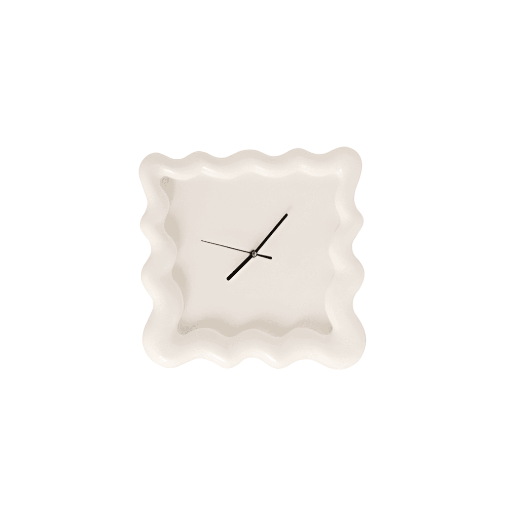 SweetHour | Biscuitvormige wandklok – Crème, uniek ontwerp, moderne decoratieve klok 7