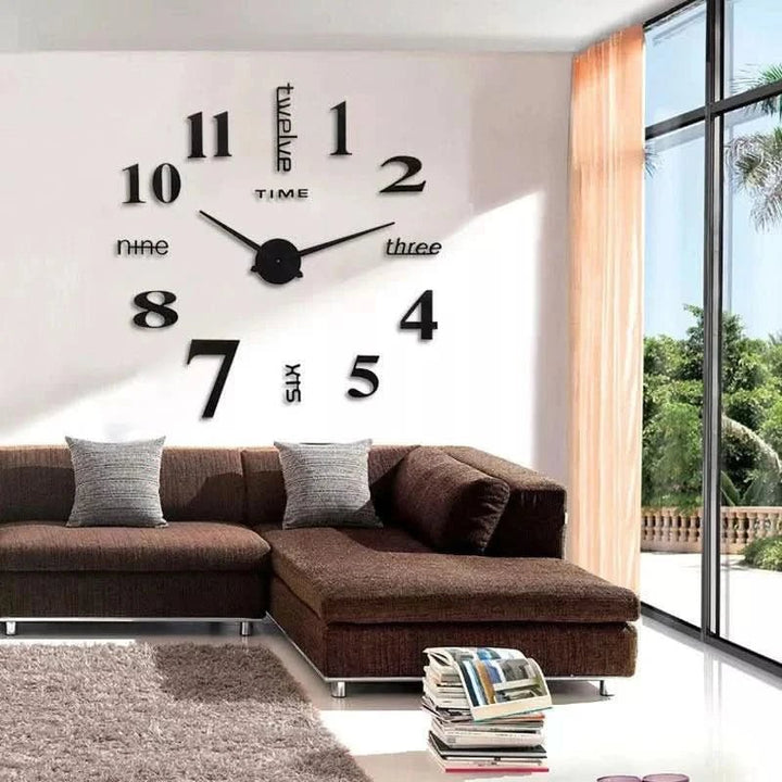 Sylviana 3D wandklok: tijdloos, elegant en eigentijds design. 2