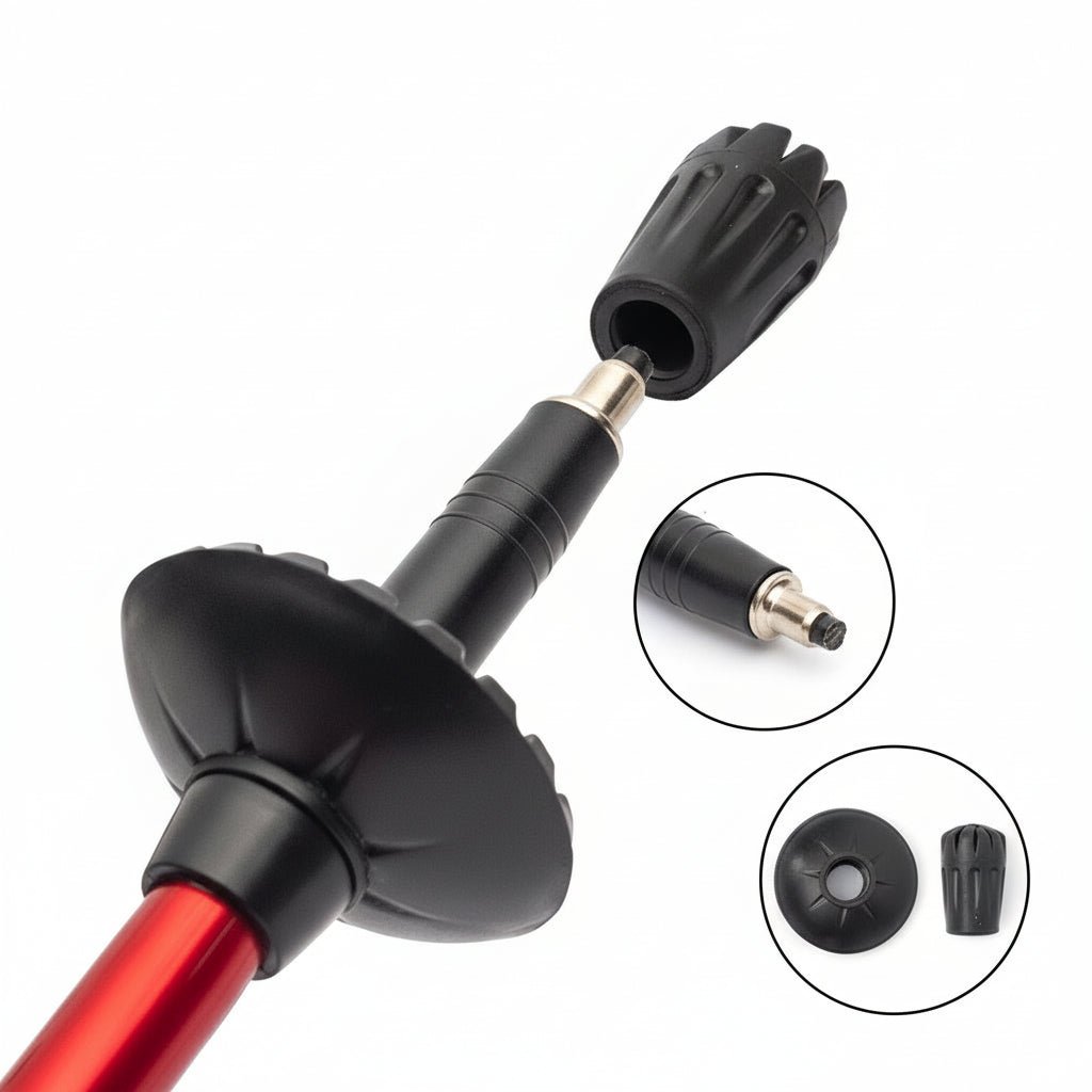 RIDGEX – Ergonomic adjustable hiking poles in lightweight design Vestragear