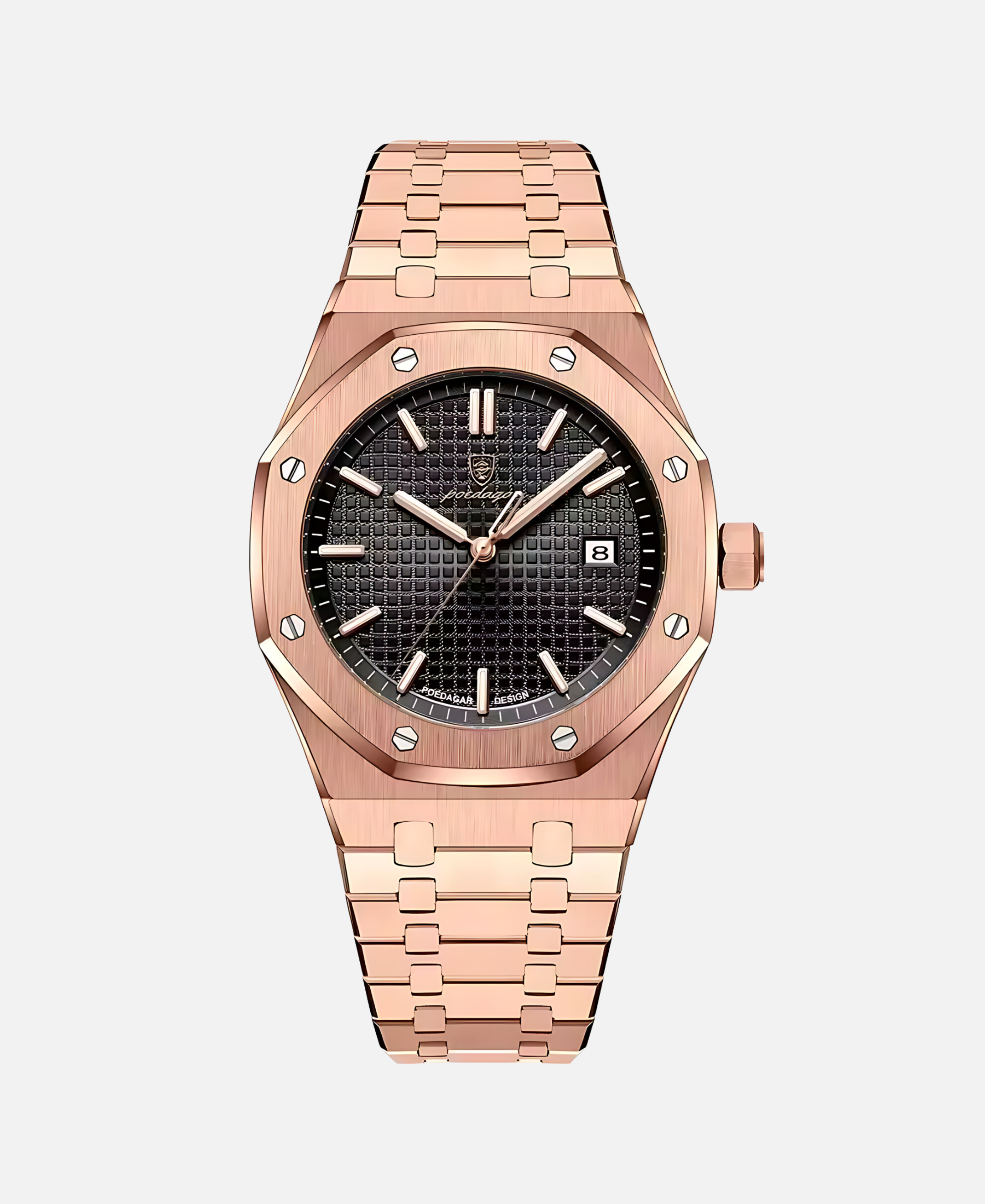 Montelario – Reloj minimalista para hombre con cristal de zafiro y resistente al agua 5 ATM