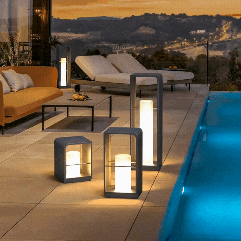 Luminara Lámpara Exterior IP65 – Resistente al Clima con Luz LED Cálida