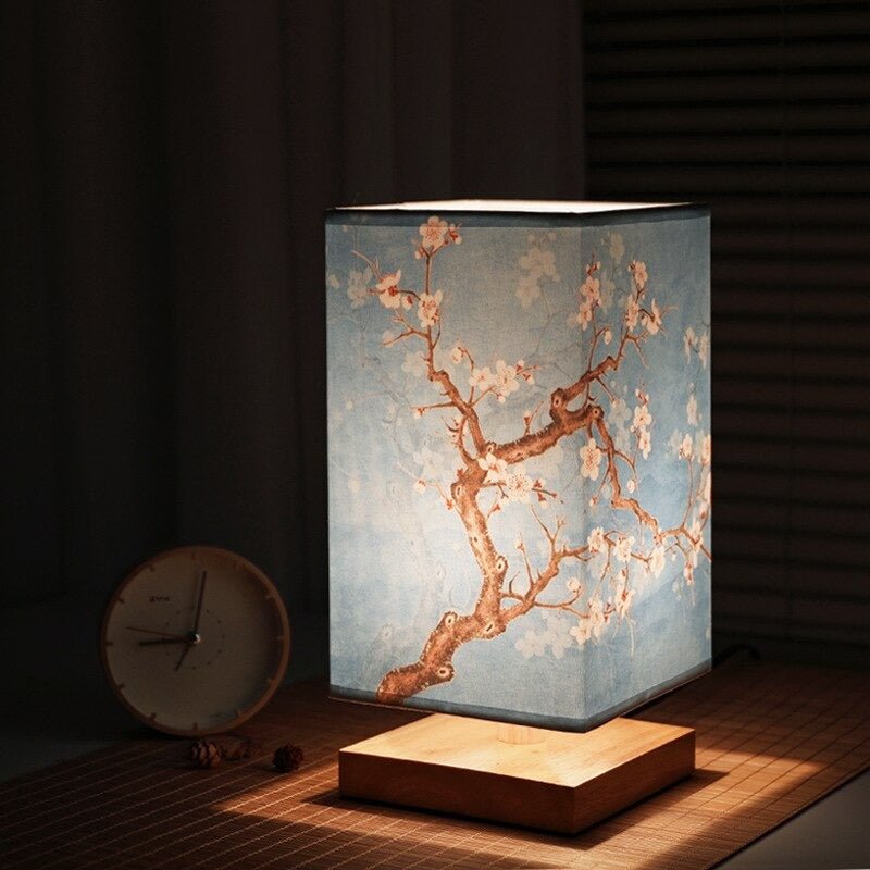 Tafellamp Bamboe Hout Japandi Minimalistisch Natuurlijk Nachtkastje Bureau | Sansoti 1