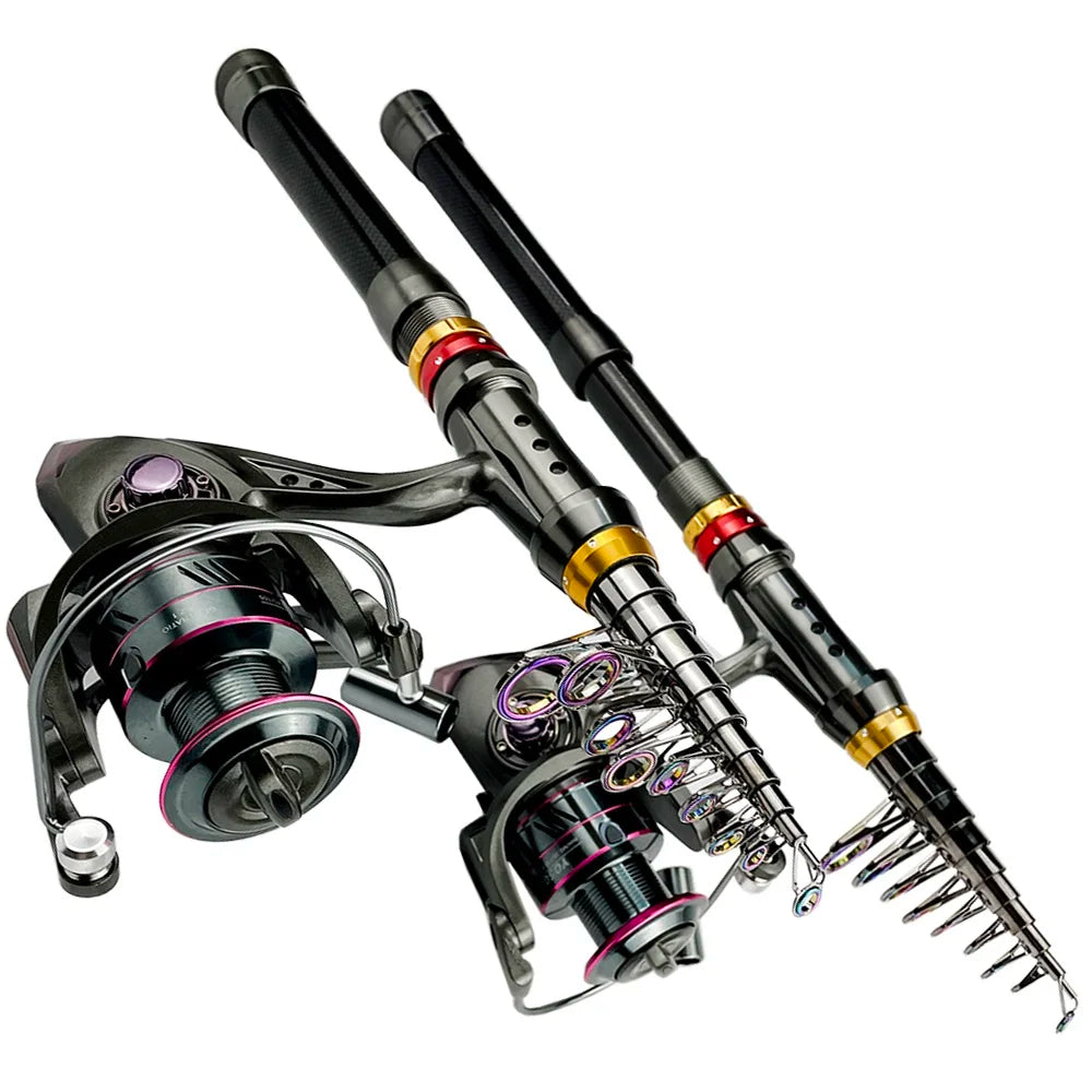 CastMaster Telescopische Vissershengel – Carbon 3.6m met Reel