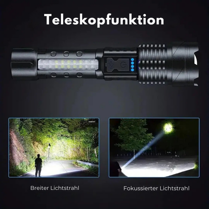 Lampe de poche à DEL – Conception puissante et étanche pour l&