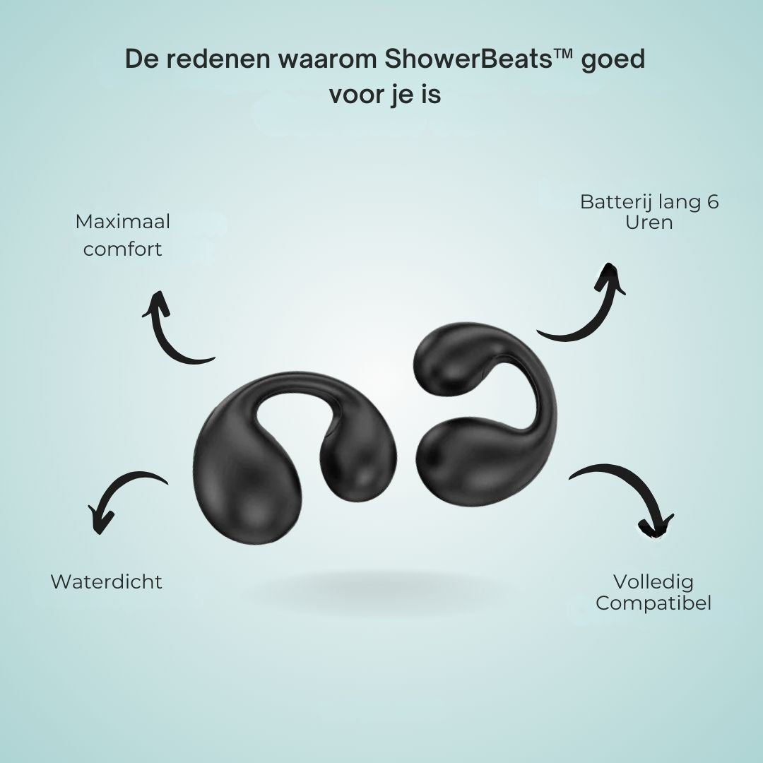 Sonivibe – Bluetooth oordopjes IPX7 waterdicht – douche & sport