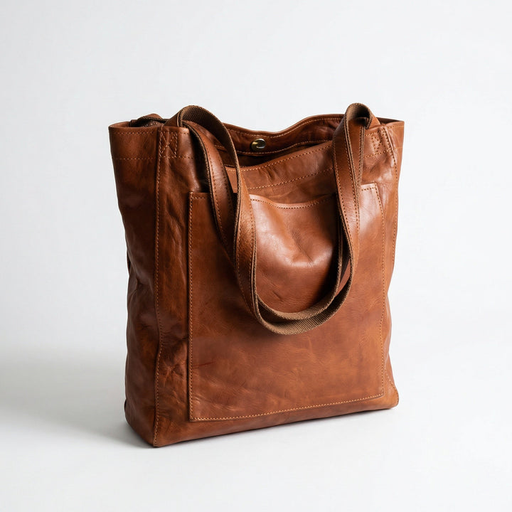 Borsa a tracolla in pelle – Design spazioso, chiusura robusta e tracolla confortevole