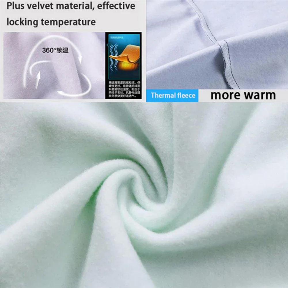 Cyclovent Thermische Wielertrui Set – Heren Fleece Fietskleding met 5D Kussen, Winddicht & Warm voor Winterritten