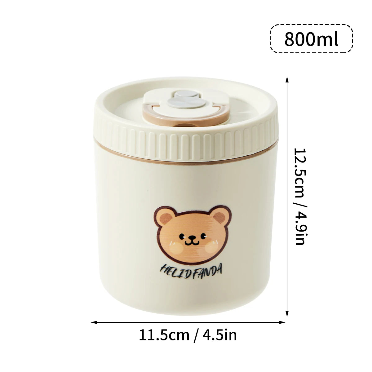 Thermische voedselcontainer – roestvrij staal 304, lekvrij, 400–2000 ml 12