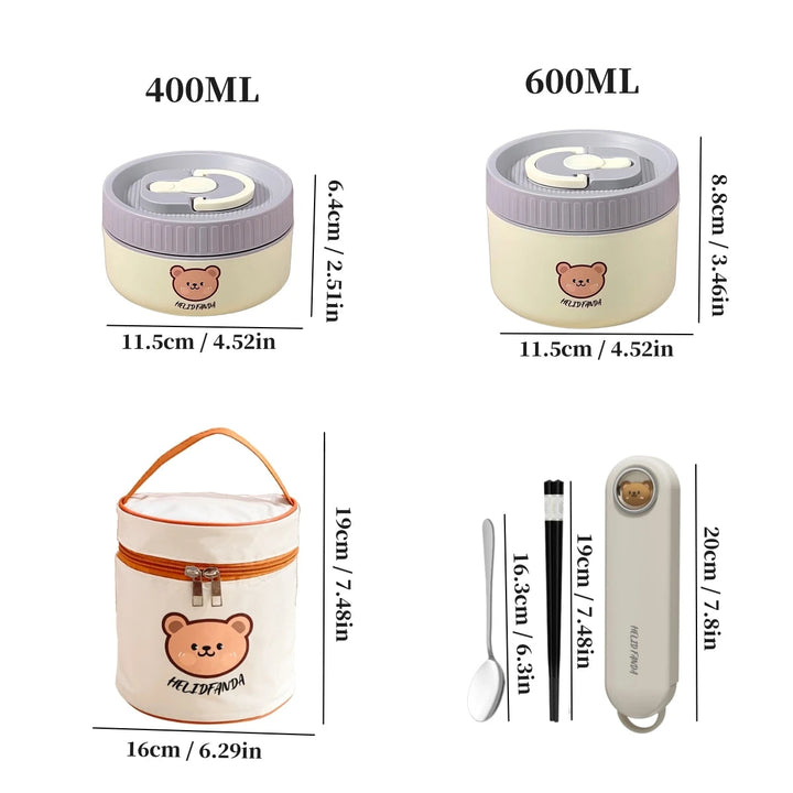Thermische voedselcontainer – roestvrij staal 304, lekvrij, 400–2000 ml 13