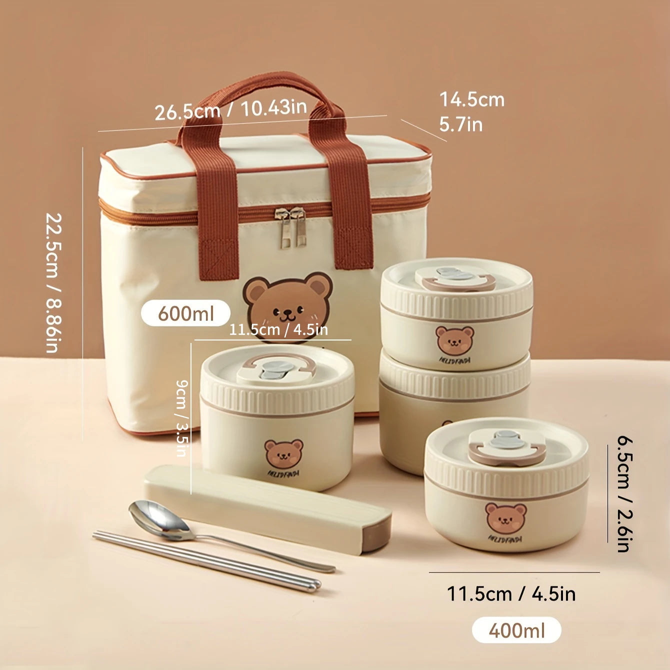 Thermische voedselcontainer – roestvrij staal 304, lekvrij, 400–2000 ml 15