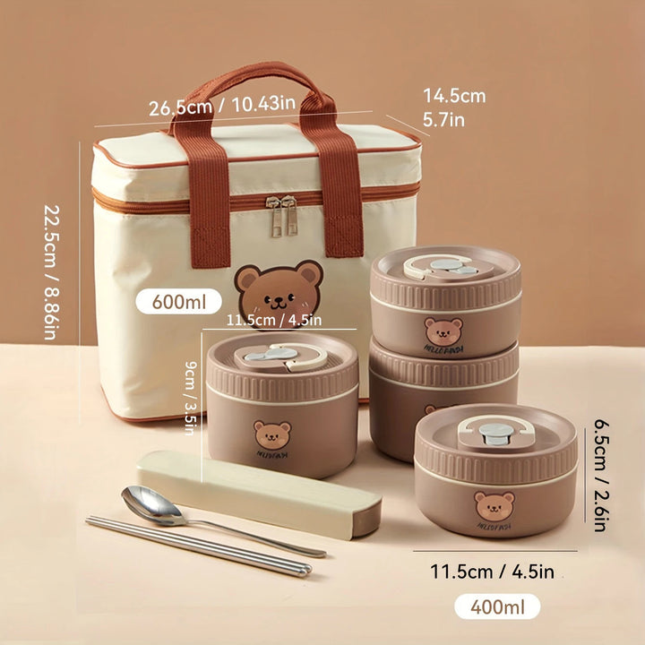 Thermische voedselcontainer – roestvrij staal 304, lekvrij, 400–2000 ml 16