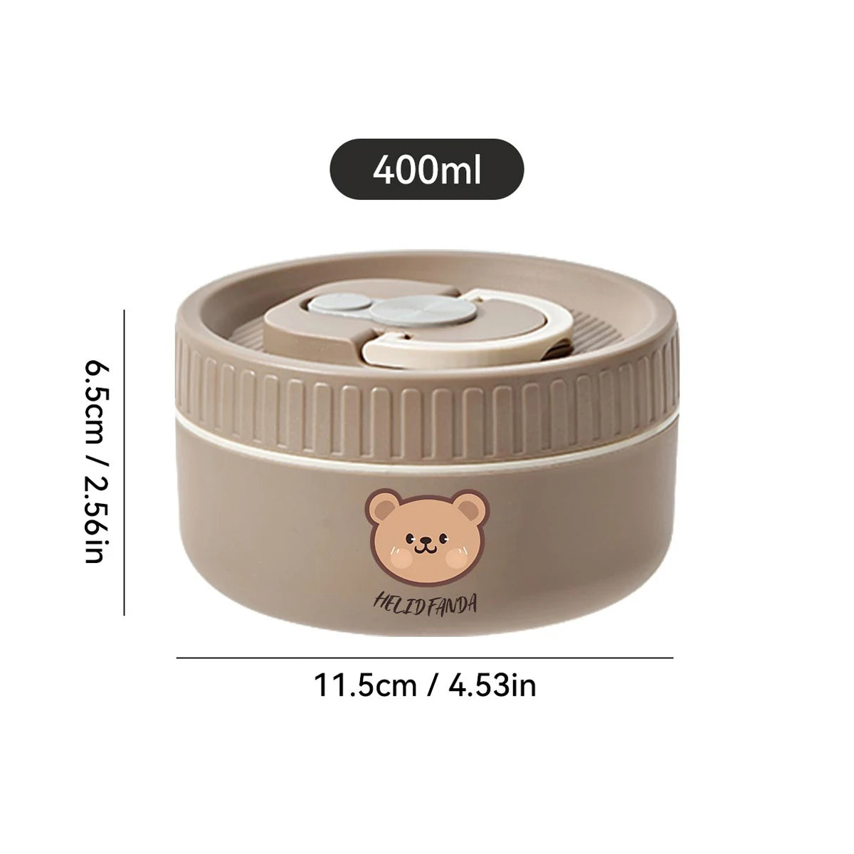 Thermische voedselcontainer – roestvrij staal 304, lekvrij, 400–2000 ml 18