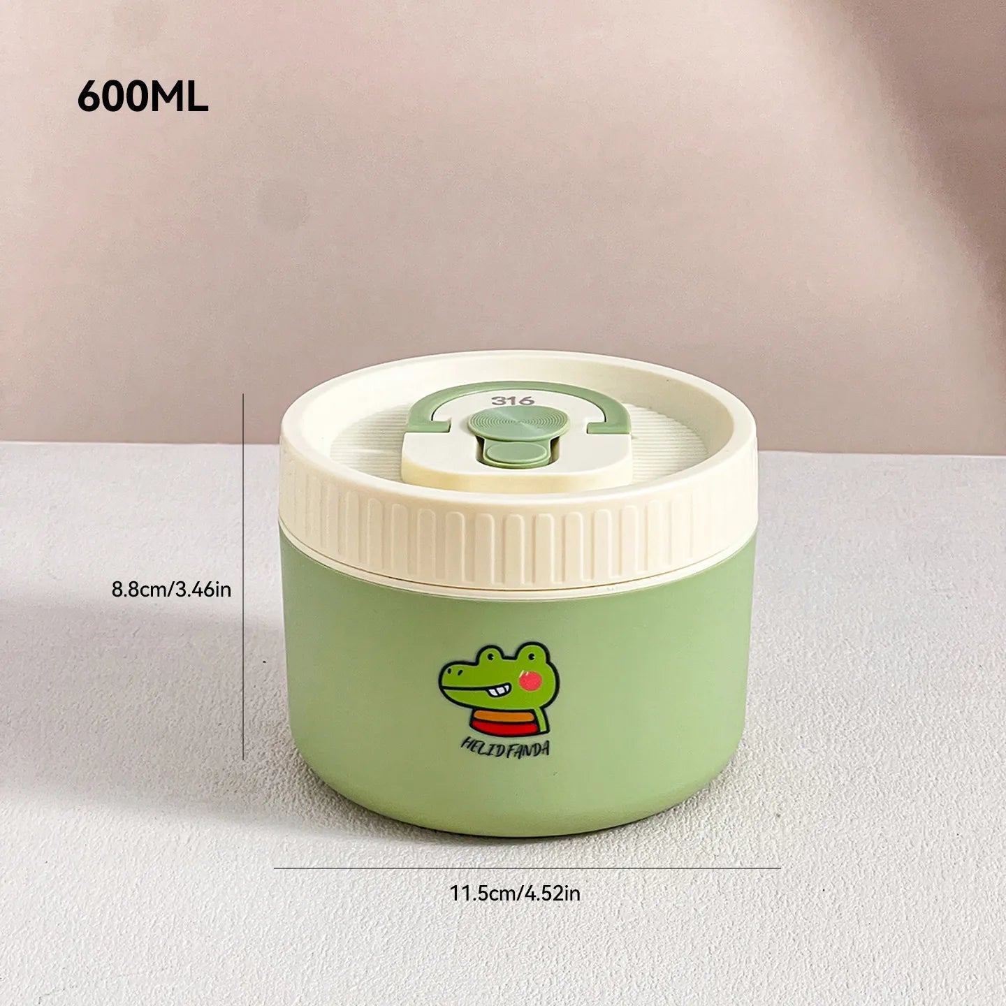 Thermische voedselcontainer – roestvrij staal 304, lekvrij, 400–2000 ml 20