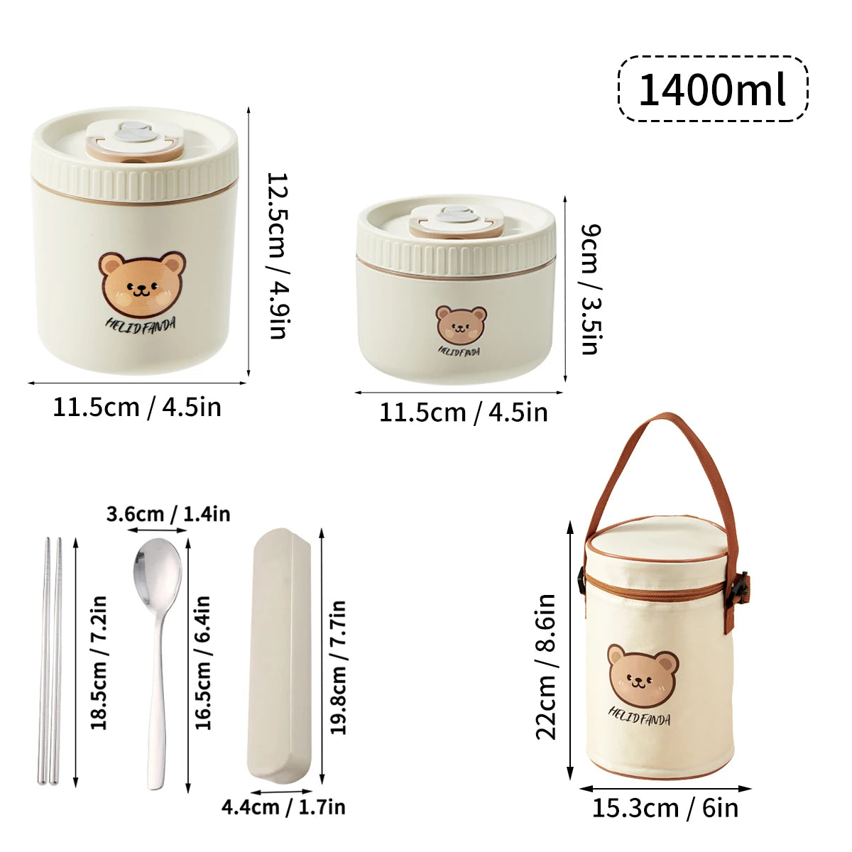 Thermische voedselcontainer – roestvrij staal 304, lekvrij, 400–2000 ml 26