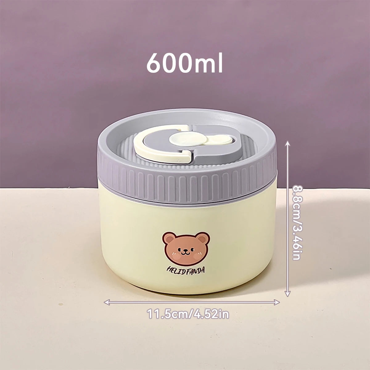 Thermische voedselcontainer – roestvrij staal 304, lekvrij, 400–2000 ml 8