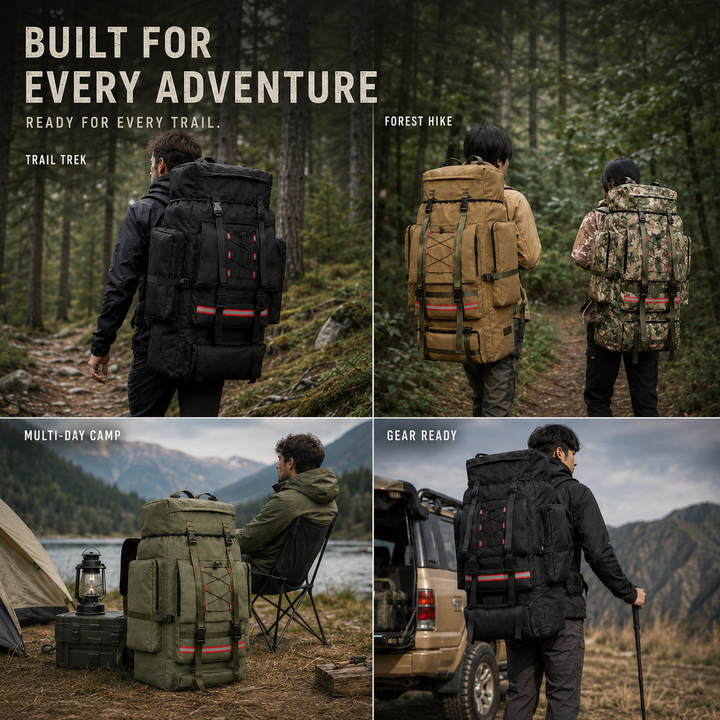 Thrives Outdoor | Large Capacity Hiking Backpack 7