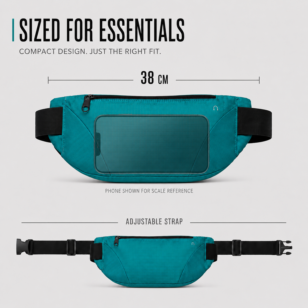 Thrives Outdoor | StrideLume Lightweight Waterproof Waist Pack 2