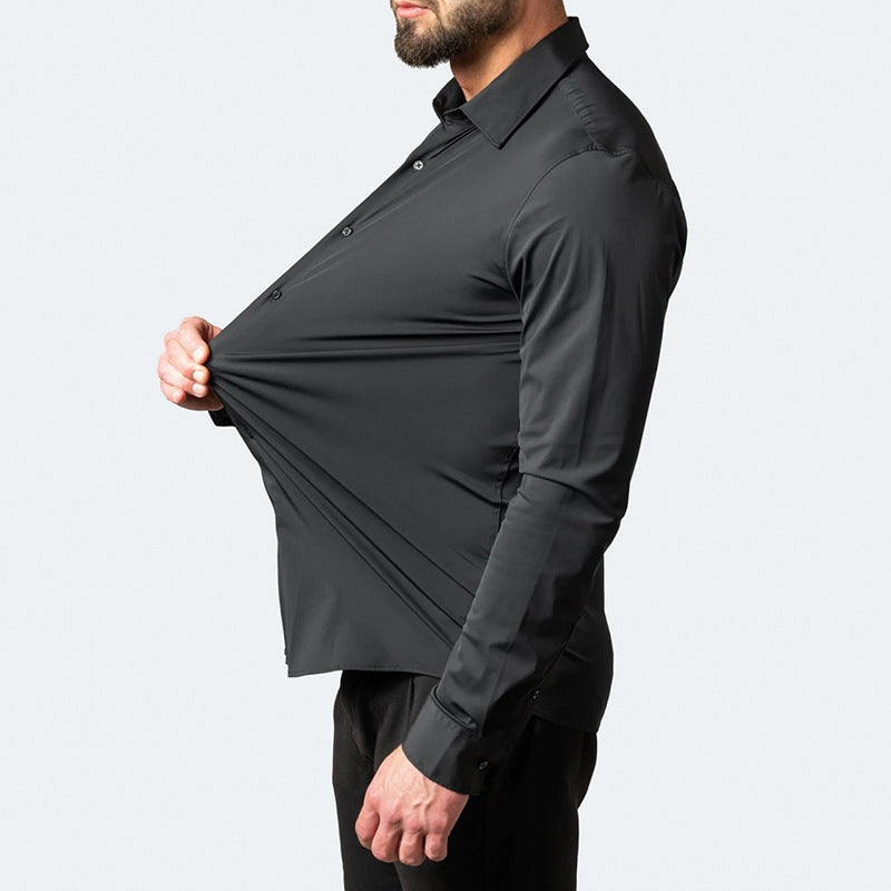 Tijdloos Anti-Kreuk Stretchshirt Overhemd Voor Heren - Alexander 2