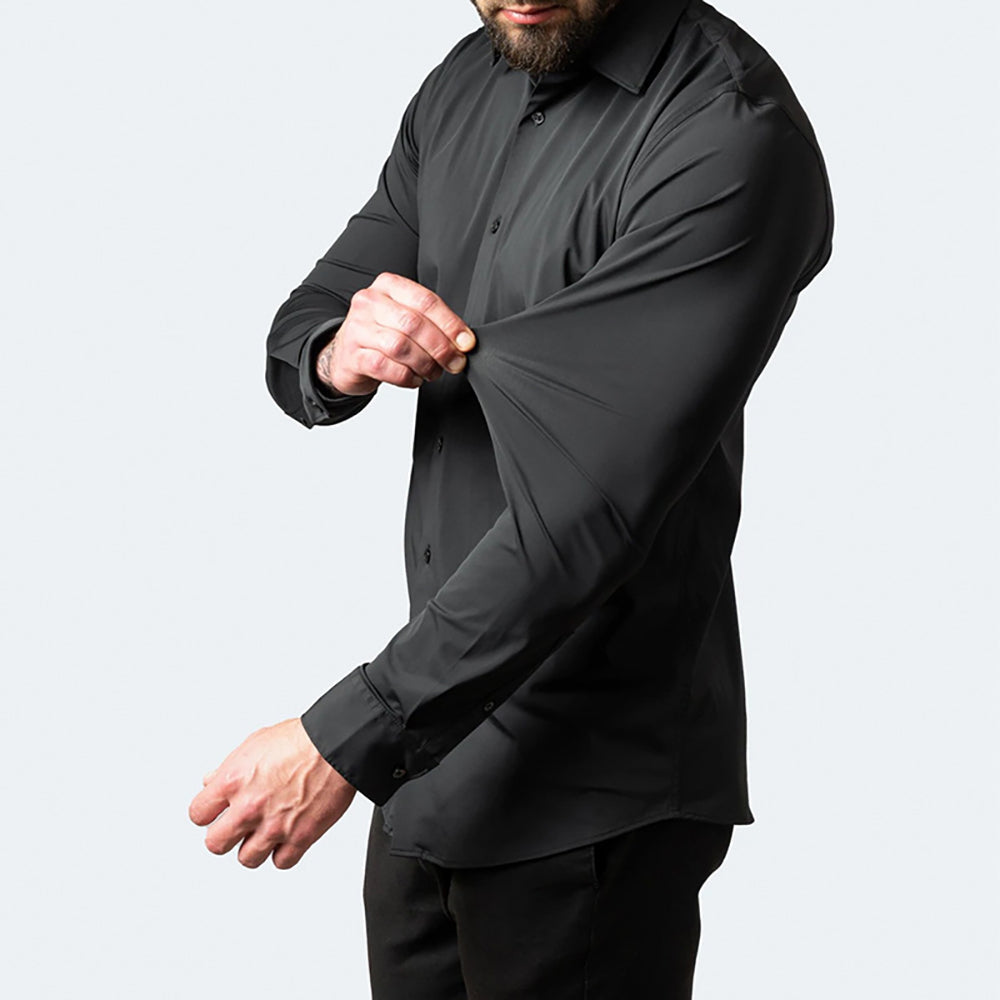 Tijdloos Anti-Kreuk Stretchshirt Overhemd Voor Heren - Alexander 3