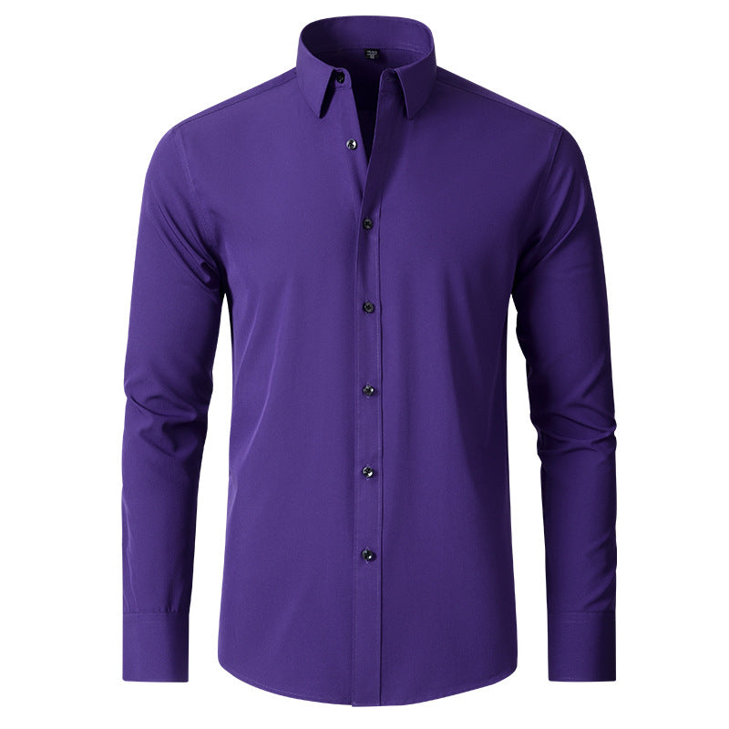 Tijdloos Anti-Kreuk Stretchshirt Overhemd Voor Heren - Alexander 7
