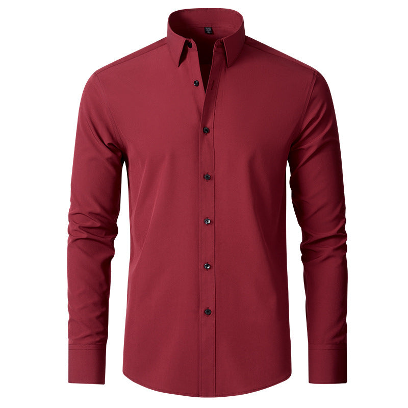 Tijdloos Anti-Kreuk Stretchshirt Overhemd Voor Heren - Alexander 9
