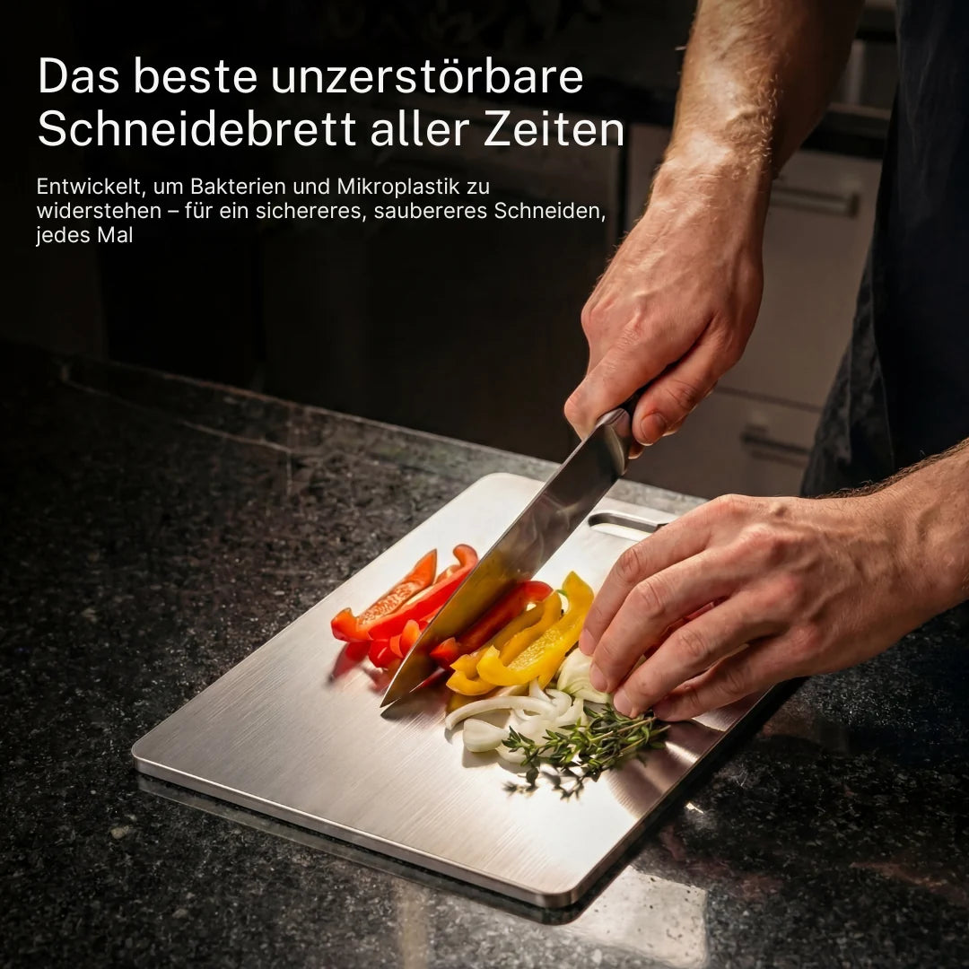 Titanium Snijplank – Robuuste Keukenhulp met Gladde Snijoppervlak voor Dagelijks Gebruik | Sansoti 3