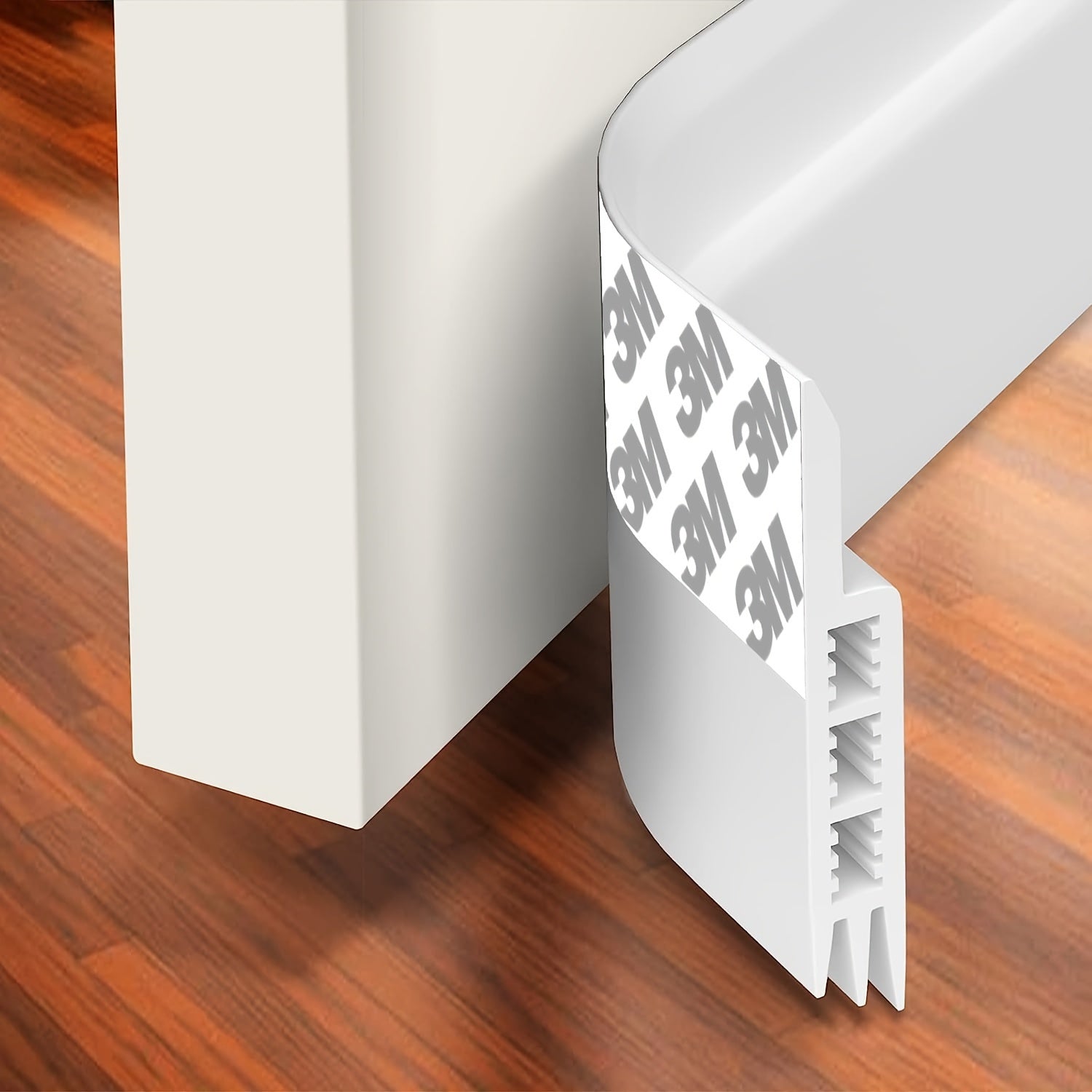 Tochtstrip Deur Siliconen 99cm Wit Zelfklevend Geluidsisolatie Deurafdichting Tochtstopper Energiebesparing Woning Isolatie | Sansoti 0