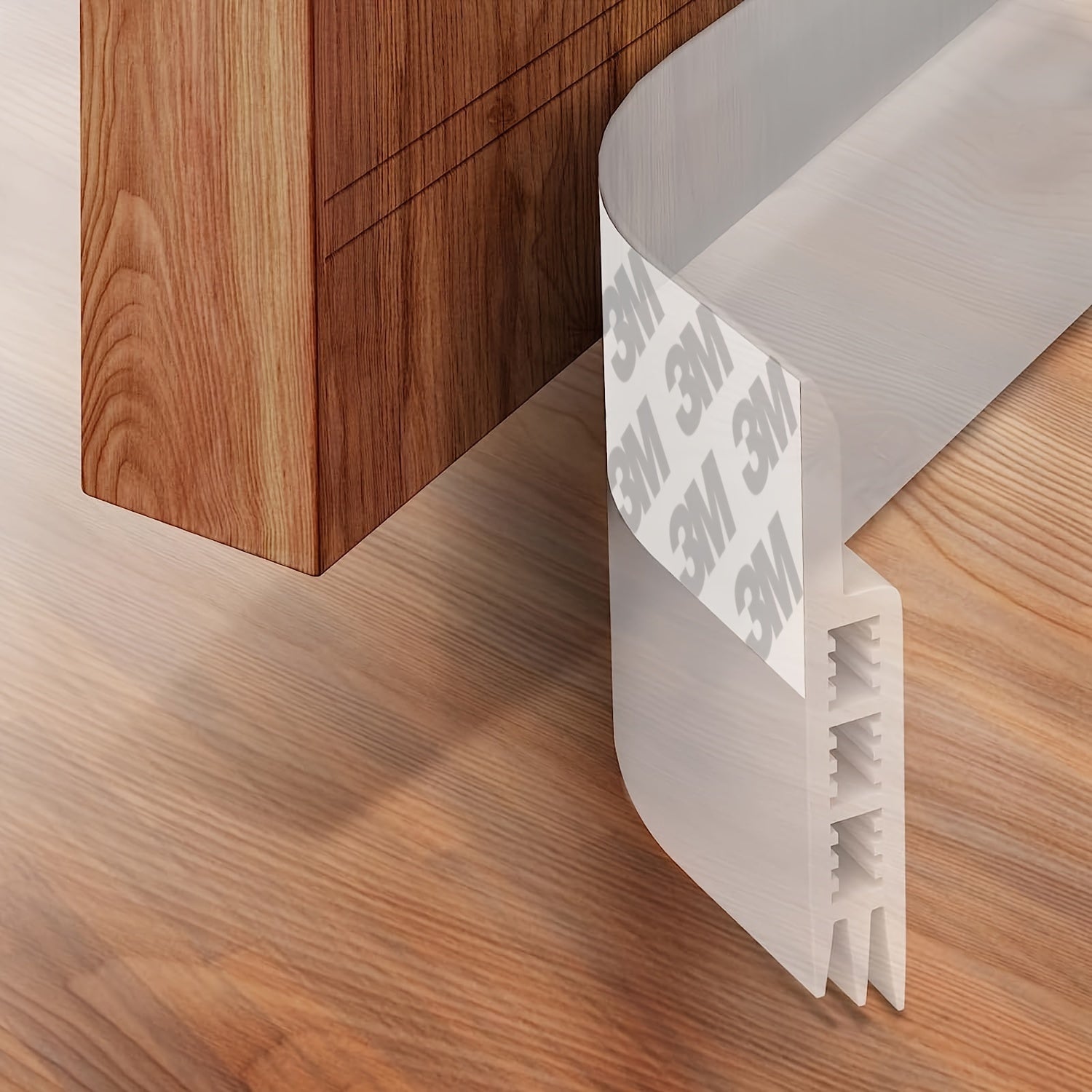 Tochtstrip Deur Siliconen 99cm Wit Zelfklevend Geluidsisolatie Deurafdichting Tochtstopper Energiebesparing Woning Isolatie | Sansoti 9