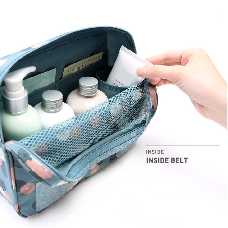Toilettas met Ophangsysteem en Waterdichte Buitenkant Perfecte Organizer voor Verzorgingsproducten op Reis | Sansoti 2
