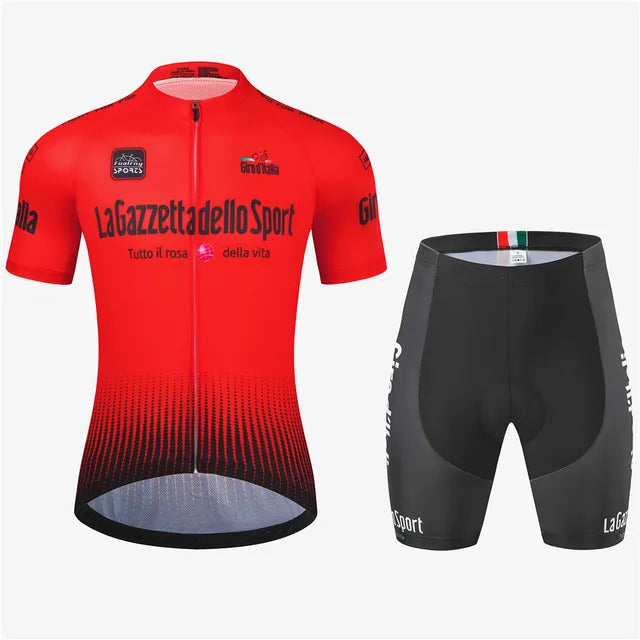 Conjunto de ropa de ciclismo Velonar para hombre – transpirable, elástico y con badana cómoda