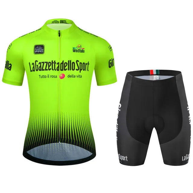 Conjunto de ropa de ciclismo Velonar para hombre – transpirable, elástico y con badana cómoda