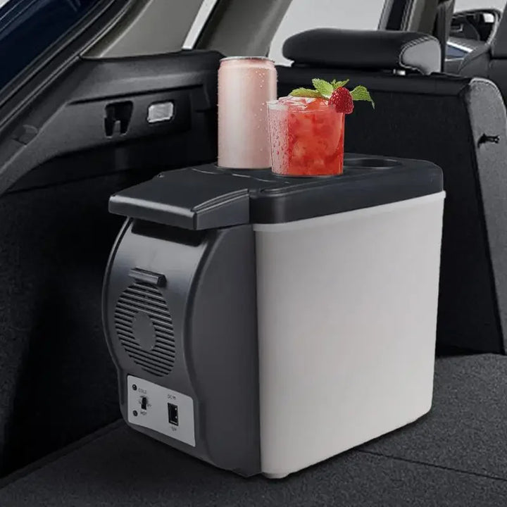Tragbare 6L Elektrische Kühlbox für Auto und Camping – Kühlung und Heizung in Einem 0