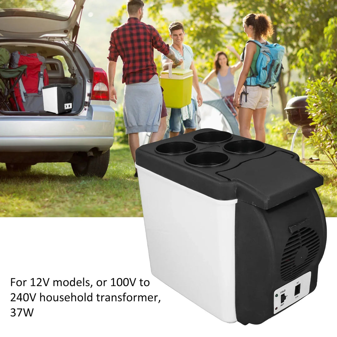 Tragbare 6L Elektrische Kühlbox für Auto und Camping – Kühlung und Heizung in Einem 1