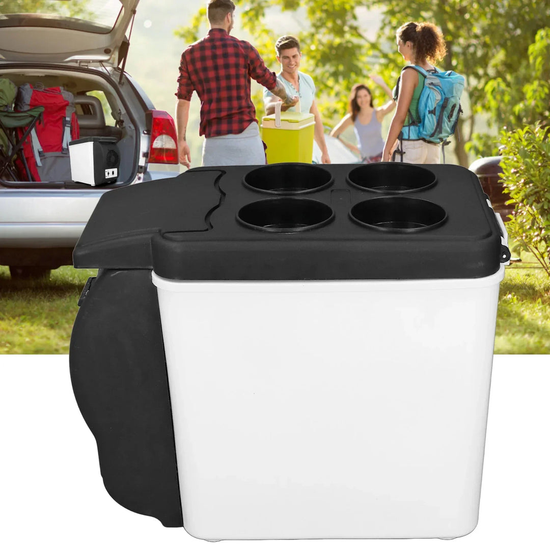 Tragbare 6L Elektrische Kühlbox für Auto und Camping – Kühlung und Heizung in Einem 4