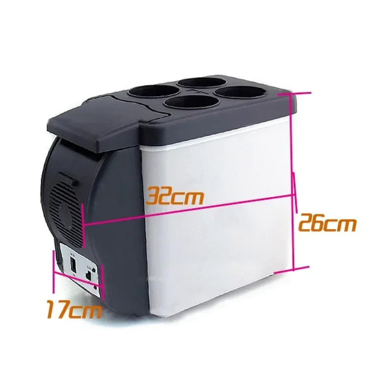 Tragbare 6L Elektrische Kühlbox für Auto und Camping – Kühlung und Heizung in Einem 7