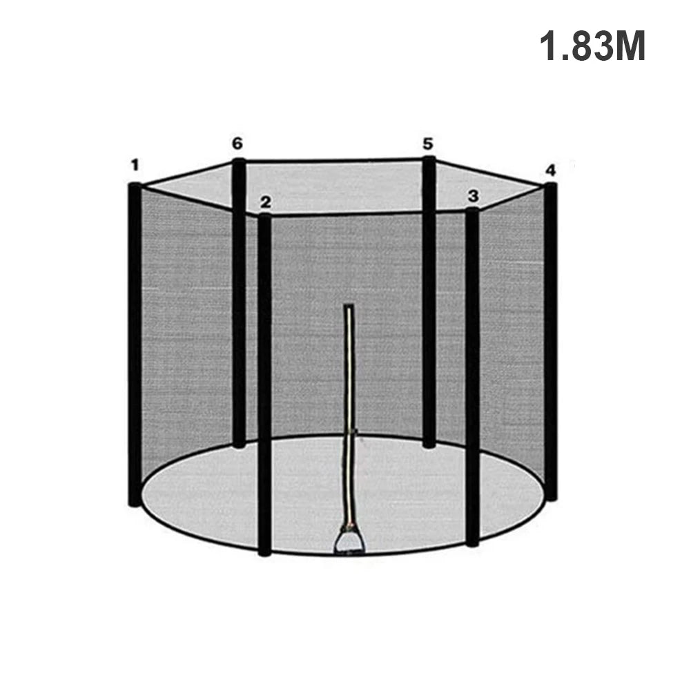 Trampoline Veiligheidsnet voor Ronde Trampolines tot 2,5 Meter - Veiligheid en Gemak 8